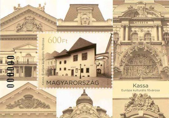 Sello en homenaje a Kosice