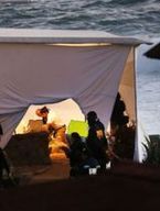 Exhumaci�n de los restos de Pablo Neruda