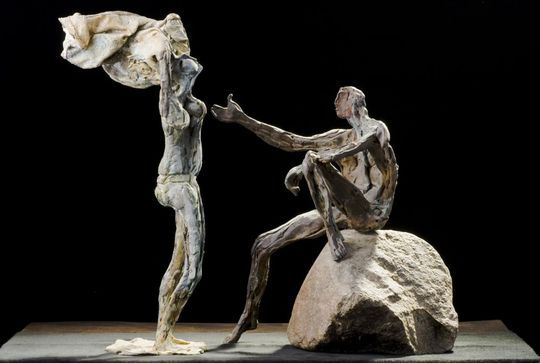 &ldquo;Pareja de ba&ntilde;istas&rdquo;, de Antonio Pujia