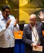 Nicol�s Maduro (izquierda) y Eduardo Lalo