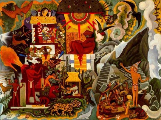 &ldquo;Am&eacute;rica prehisp&aacute;nica&rdquo;, de Diego Rivera