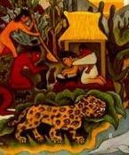 �Am�rica prehisp�nica� (fragmento), de 1950, por Diego Rivera