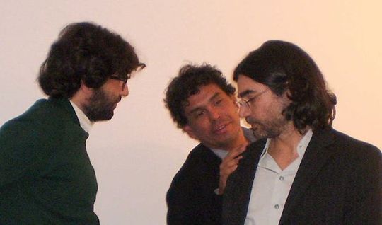 De izquierda a derecha, Fernando Varela, To&ntilde;o Angulo y Dom&eacute;nico Chiappe