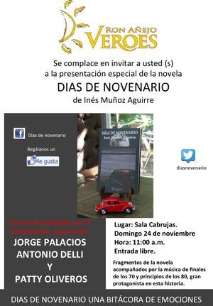 Lectura dramatizada de &ldquo;D&iacute;as de novenario&rdquo;, de In&eacute;s Mu&ntilde;oz Aguirre