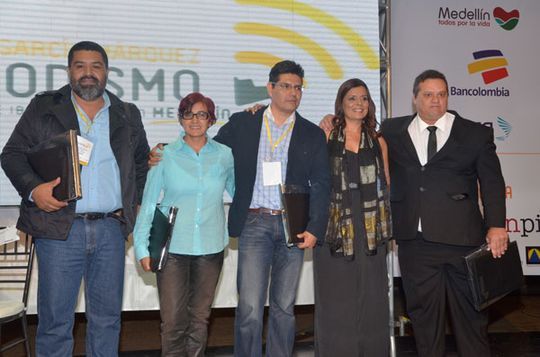 Ganadores del I Premio Gabriel Garc&iacute;a M&aacute;rquez de Periodismo