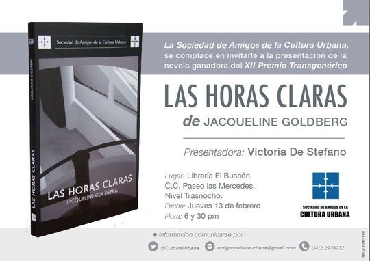 &ldquo;Las horas claras&rdquo;, de Jacqueline Goldberg
