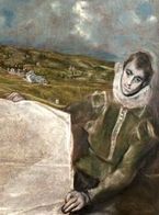 Detalle de �Vista y Plano de Toledo�, de El Greco