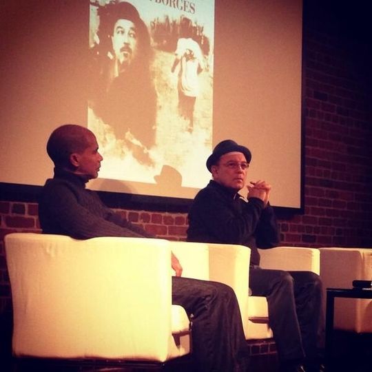 Edgar Borges y Rub&eacute;n Blades