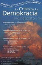 La crisis de la drmokracia