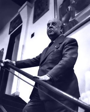 Alfonso Reyes en la Capilla Alfonsina (1954)