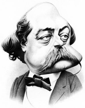 Gustave Flaubert por Coquelet