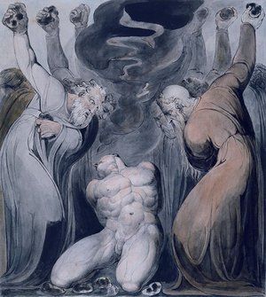 &ldquo;El blasfemo&rdquo;, de William Blake (circa 1800)