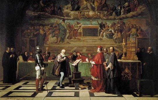 &ldquo;Galileo ante el Santo Oficio&rdquo;, de Joseph-Nicolas Robert-Fleury
