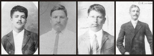 Los hermanos Anguiano: Ferm&iacute;n, Jos&eacute;, Mauricio y Onofre
