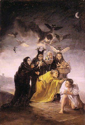 &ldquo;El conjuro o Las brujas&rdquo;, de Francisco de Goya, 1797-1798