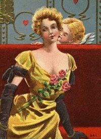 Postal de san Valent&iacute;n (ca. 1909)