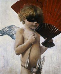 &ldquo;Cupido en el baile de m&aacute;scaras&rdquo;, por Franz von Stuck