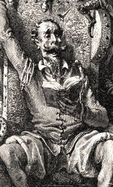 Alonso Quijano (por Gustave Dor�, detalle)