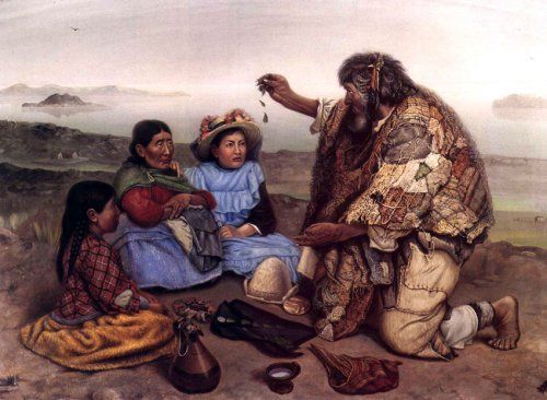 El-Yatiri, La Paz, 1918, &oacute;leo sobre lienzo