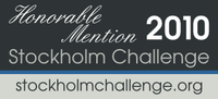 Menci�n honor�fica en los premios Stockholm Challenge 2010